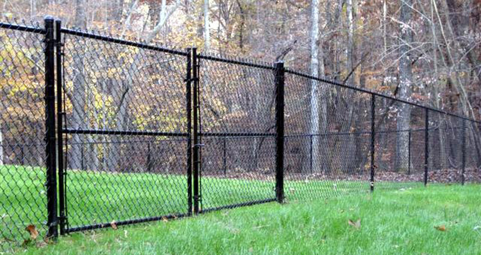 vinyl coated chain link fence